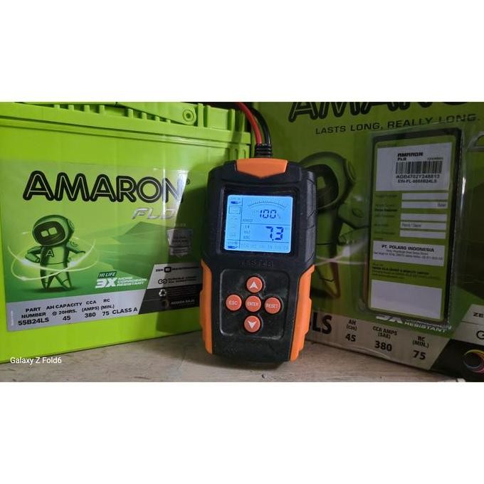 . Aki Mobil Kering Amaron HI LIFE PRO 55B24R 55B24L 55B24LS 45 AH MF