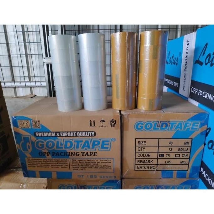 

Khusus & Lakban Goldtape Core Biru 72 yard 45mm DUS
