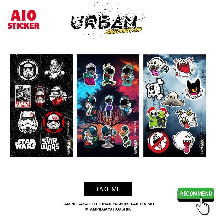 

Sticker / Stiker All In One By Urban District Id Co