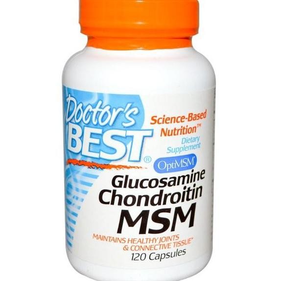 TERLARIS - Doctor's Best, Glucosamine Chondroitin MSM, 120 Capsules