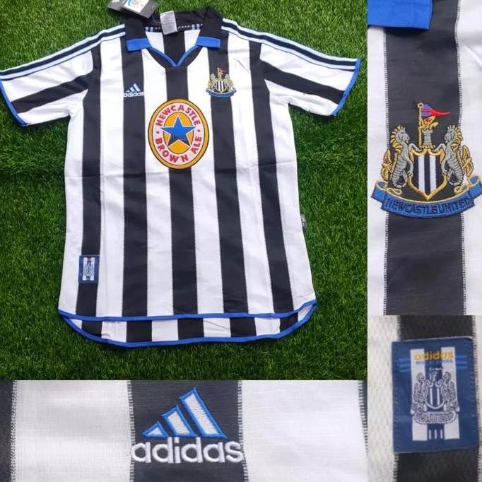 BEBAS ONGKIR - NEWCASTLE HOME AWAY RETRO JERSEY BAJU BOLA 1997 -2001 GRADE ORI IMPORT JUMBO XXL 2XL