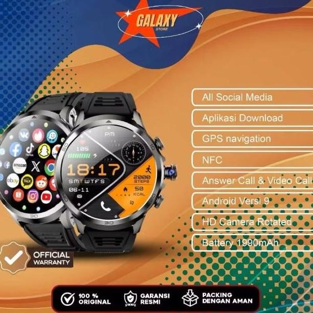 Smarthwatch H19 4G5G Smartwatch Sim Card Wifi Gps Amoled