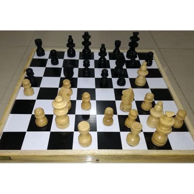 Papan Catur Kayu Besar 50 X 50 Cm Jumbo Xl