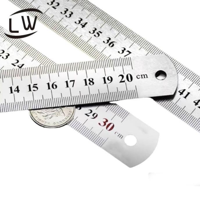 

TERBARU - PENGGARIS STAINLESS STEEL HIGH QUALITY - 2000MM / 200 CM / 2 METER