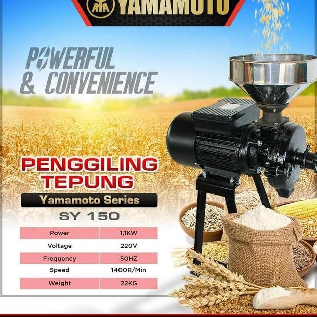 

Mesin Giling Tepung Kopi Sy 150 Listrik Yamamoto