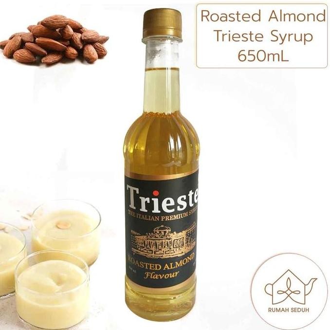 

Trieste Roasted Almond Syrup 650Ml - Sirup Kacang Almond Panggang - Sirop Almon Kopi Avocado Banana Blueberry Brown Fruit Green Lemon Red Sugar Grape Kualitas Terbaik Harga Termurah