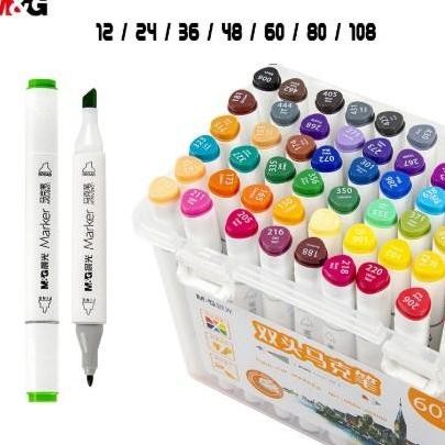 

M&G Double-tip Triangle Art Marker 60 Pcs APMV0904 JS