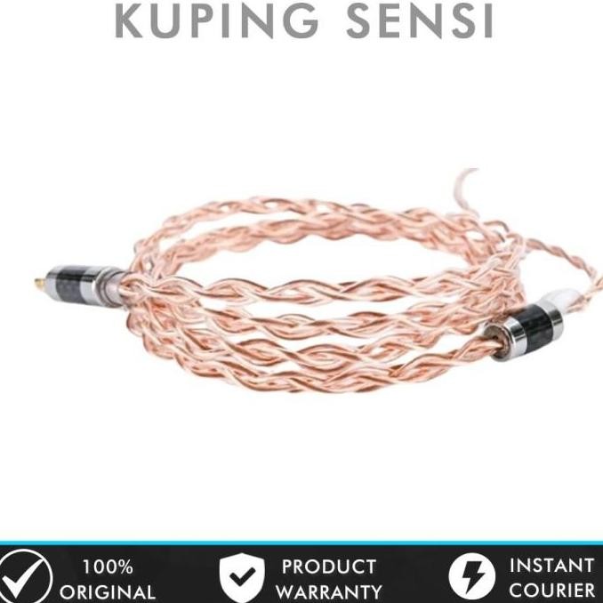 XINHS Single Crystal Copper 4.4mm Earphone IEM Upgrade Cable Kabel IEM [terbaik]