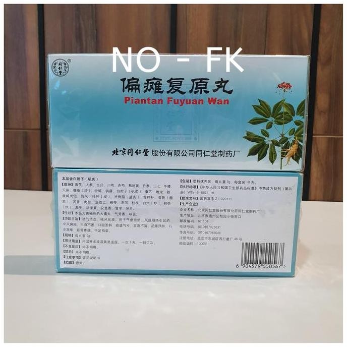 BEBAS ONGKIR - Original Piantan Fuyuan Wan obat stroke herbal