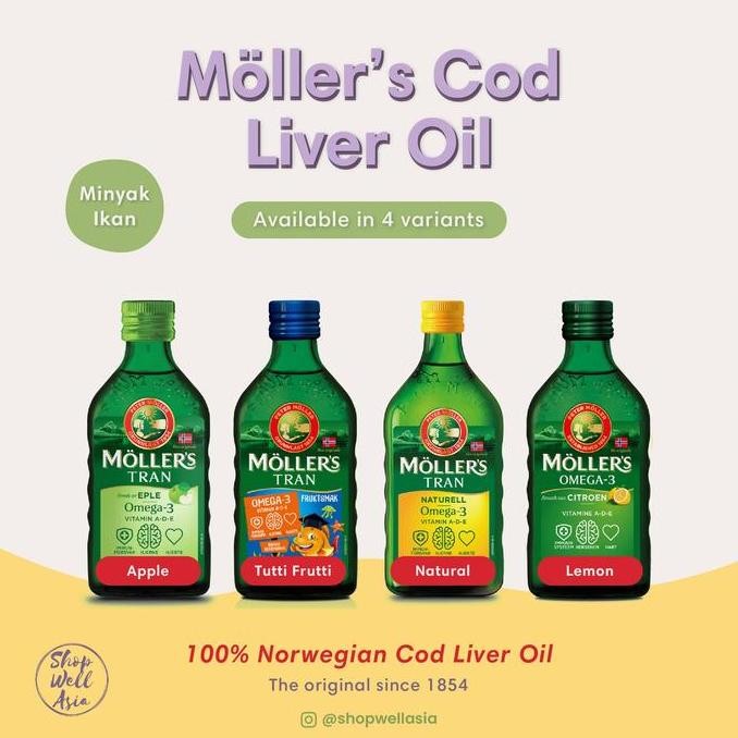 

BEBAS ONGKIR - Moller's Tran Cod Liver Oil