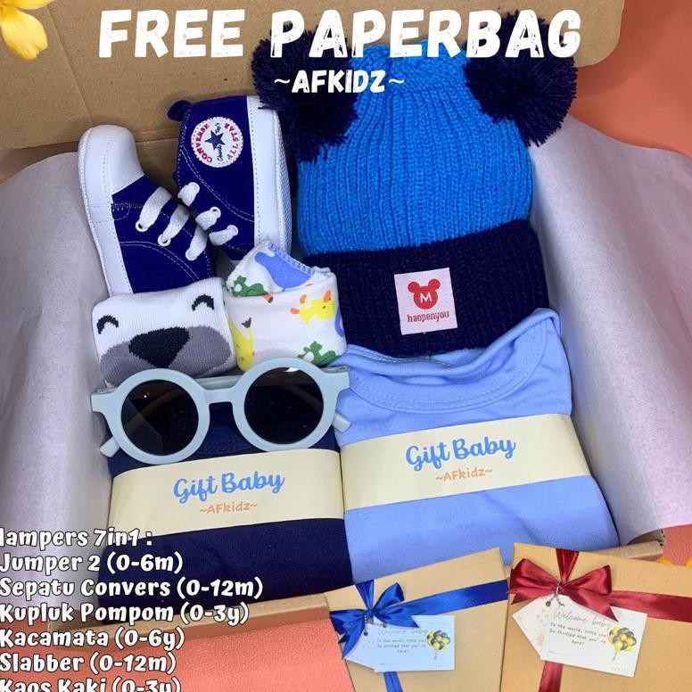 Hampers Bayi NEWBORN Premium Box Costum Kado Bayi Premium AST