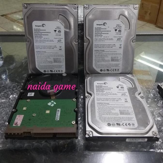 TERLARIS - HDD/HARDISK INTERNAL PS2 160GB SEAGATE SLIM / HDD NA 160GB + GAME