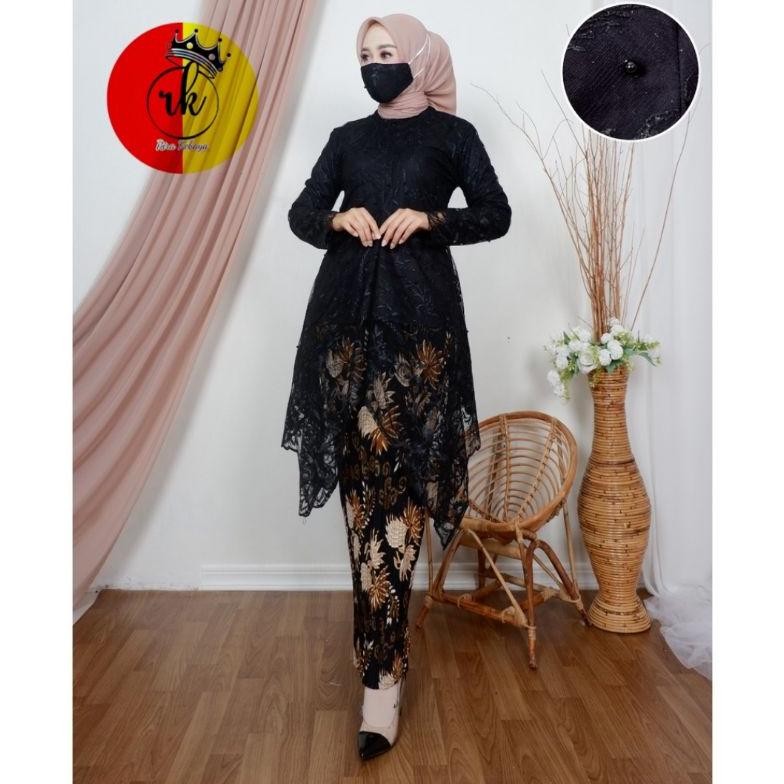 One Set Kebaya Mauri Kebaya Wanita Modern dipakai untuk wisuda lamaran dan kebaya kondangan Kebaya w