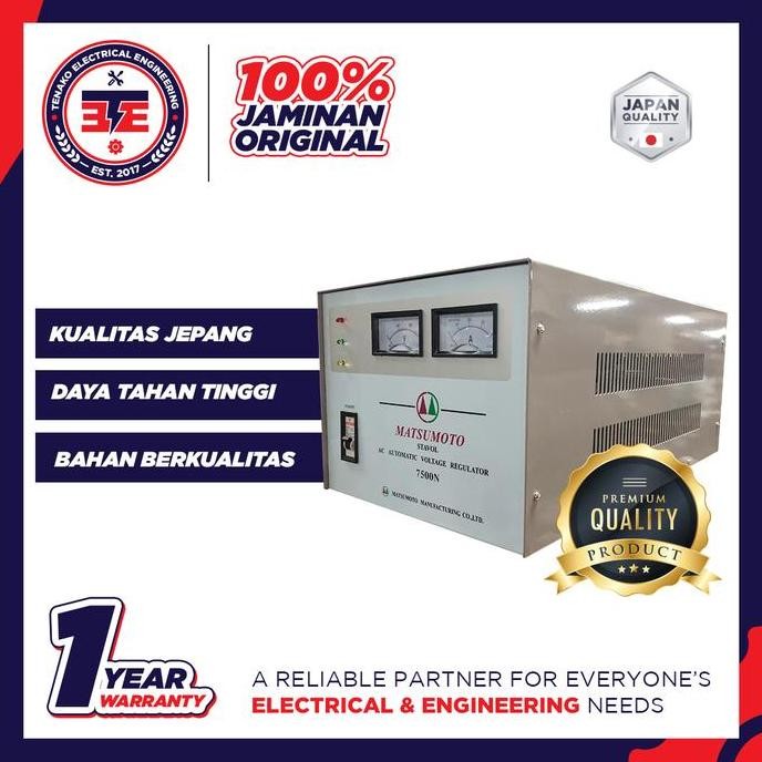 NEW Stabilizer 7500 Watt Stavol Matsumoto 7500N