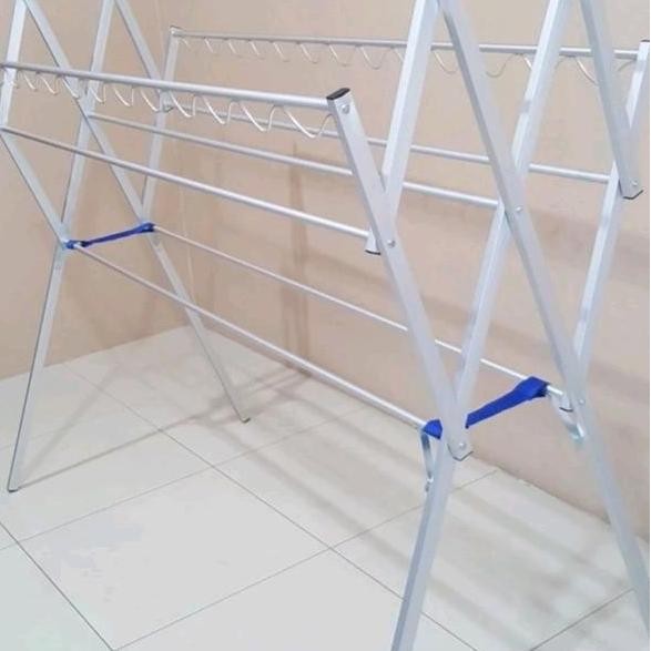 Jemuran Baju Aluminium Drying Rak Jemuran Baju Lipat
