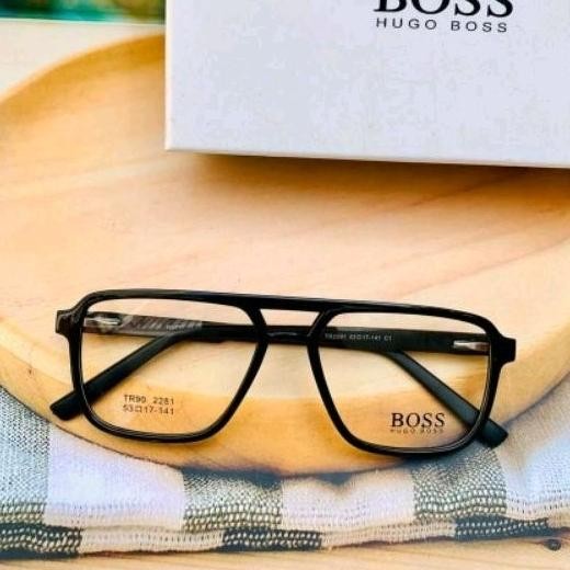 Kacamata Bluechromic Drive Photochromic Blue Ray Kacamata Pria Hugo Double Bridge Premium Quality Be