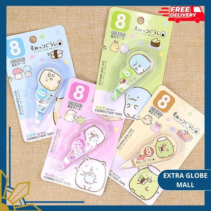 

TIP-EX TIPE X PITA PENGHAPUS LEM KOREKSI TINTA ROLL PENA ROLL 8 METER CORRECTION ALAT TULIS PULPEN PEN PERMANEN TAPE 8 METER X 5MM SEKOLAH STATIONARY SCHOOL SUPPLIES KTER KARTUN 9269 BAHAN BERKUALITAS !!