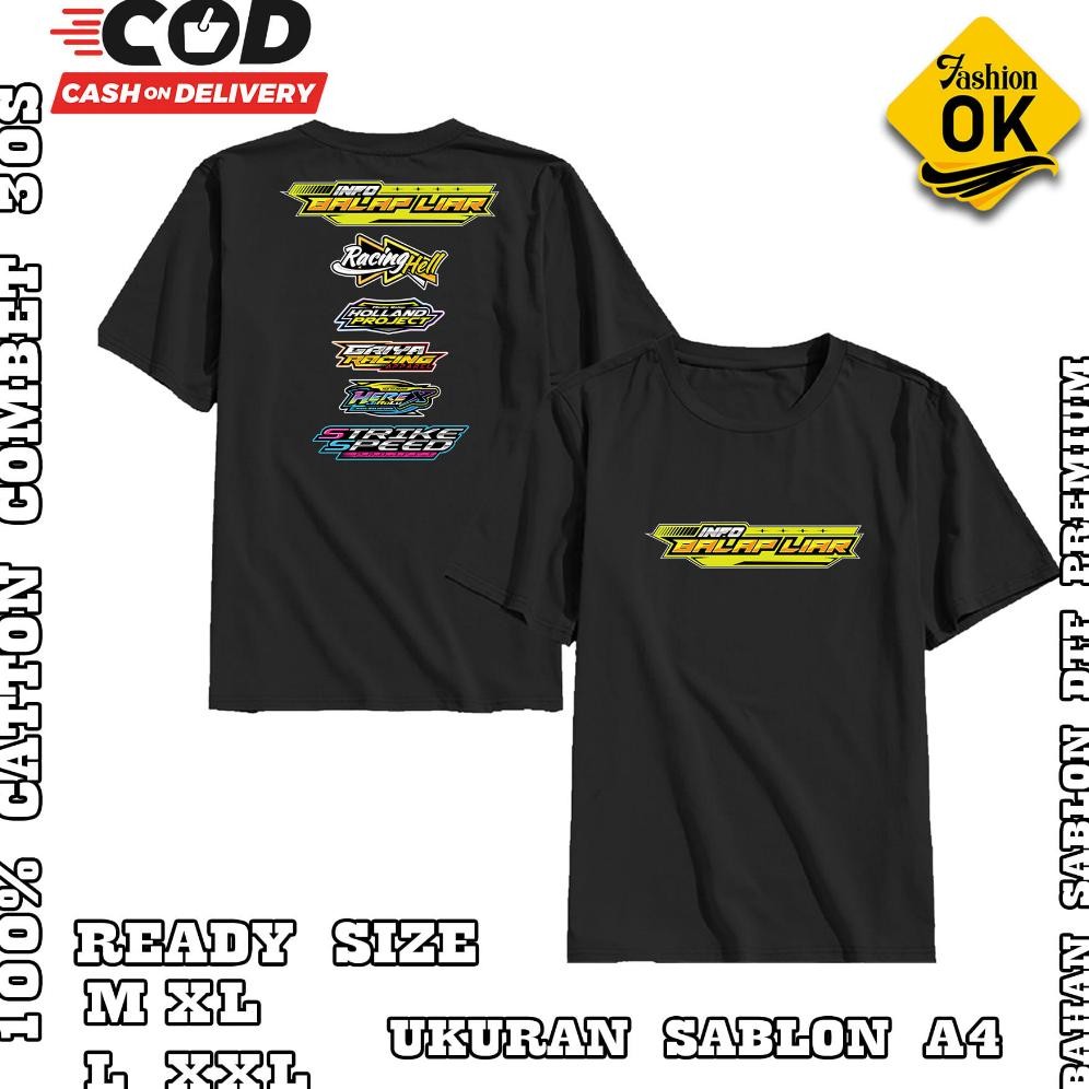Promo Kaos Racing Team Balap Liar Terbaru Kaos Racing Pria Team Arogan Racing Speed