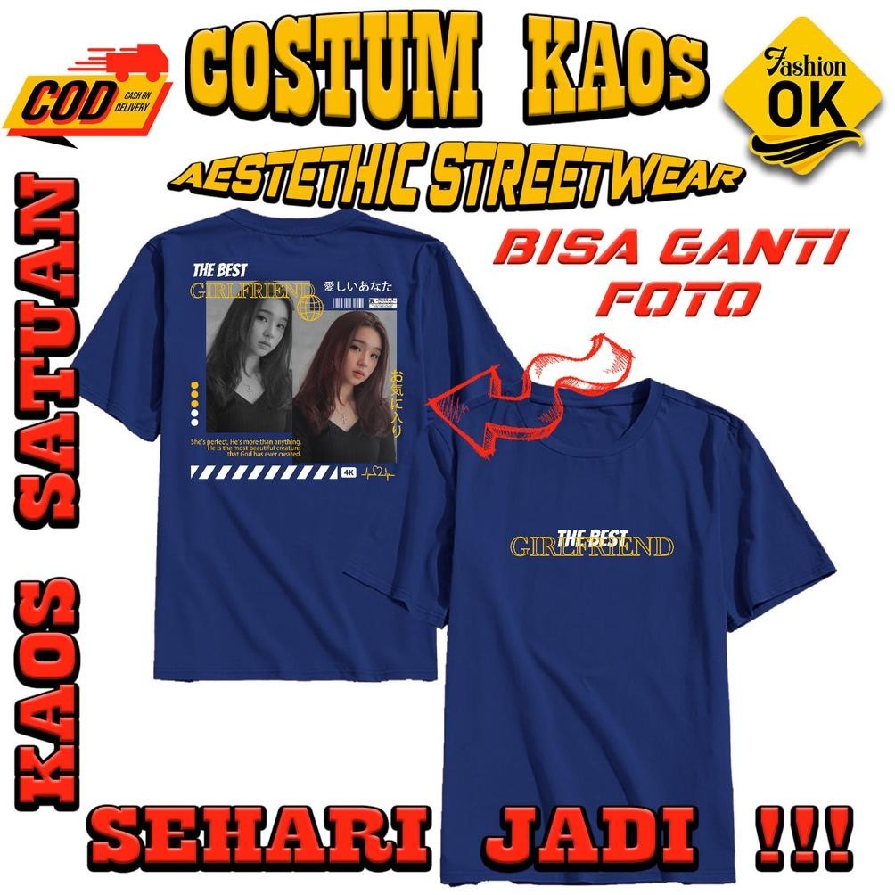 Promo Custom Kaos Desain Aesthetic Custom Kaos Foto Kaos Bucin Bisa Ganti Foto Kamu Desain Kamu Sabl