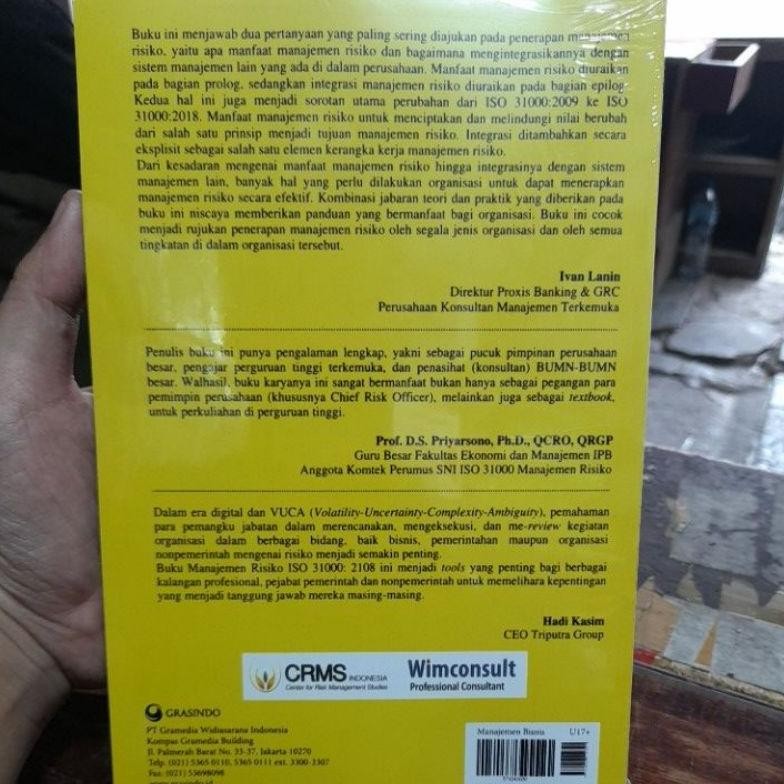 Best Seller  Manajemen Resiko _ Iso 31000