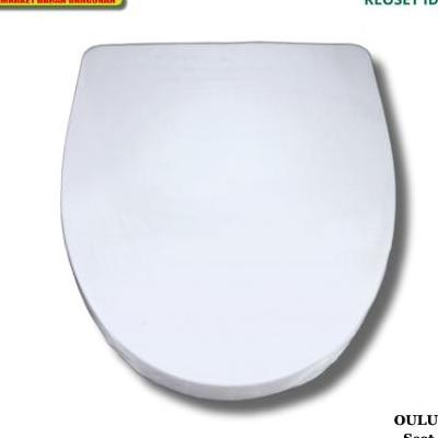 Oulu Closet Seat Cover A907 White Tutup Kloset