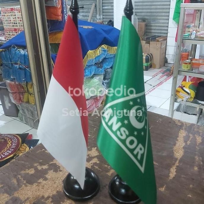 Bendera Meja NU Dan Merah Putih CS