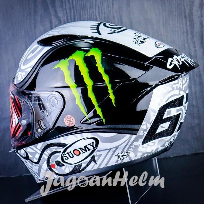 SUOMY HELM TRACK1 BAGNAIA WINTER TEST MONSTER REF | BLACK | TRACK 1 SINGLE VISOR