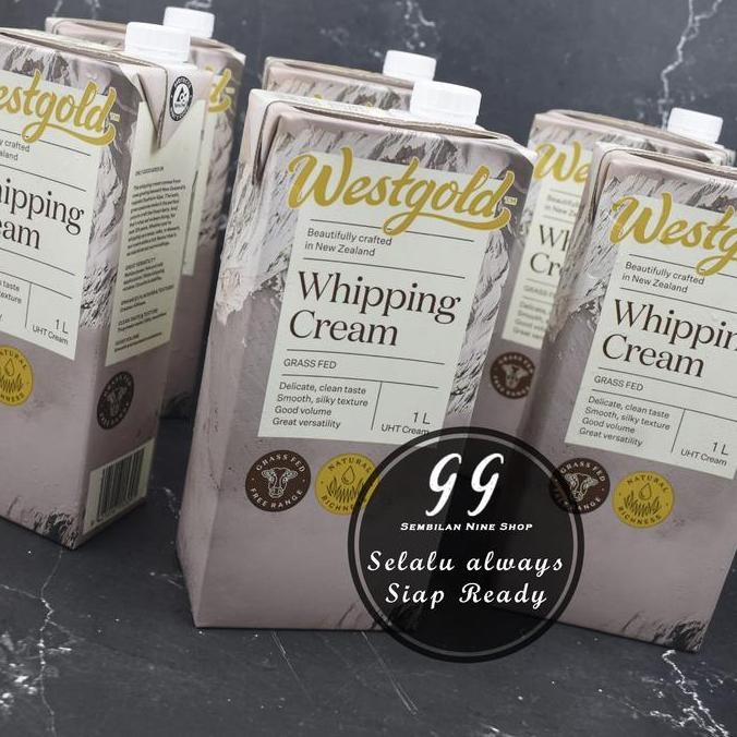 

Westgold DAIRY Whipping Cream 1 Liter New Zealand UHT Whip Cream Krim HT