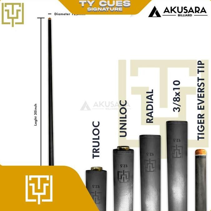 TERLARIS - Shaft Fury TY Shaft Carbon Diameter 12.5 New Low Deflection Shaft