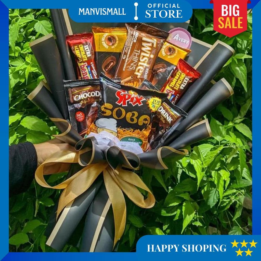 

Bucket Snack Murah / Buket Snack/ Hadiah Wisuda /Buket Chocolatos/ Bucket Makanan Size Kecil Bisa Request Isi Promo 6.6