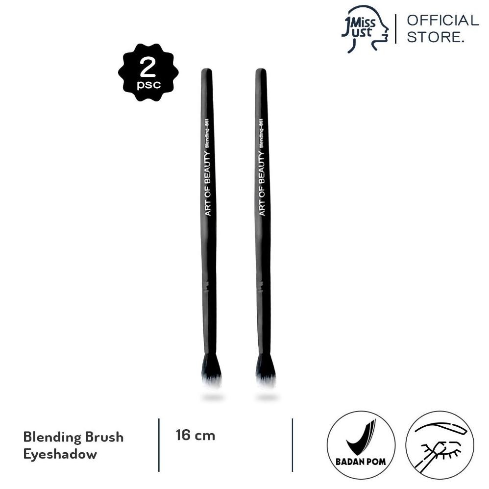 

baru just miss eyeshadow brush 2 pcs - kuas blending makeup set jus-861