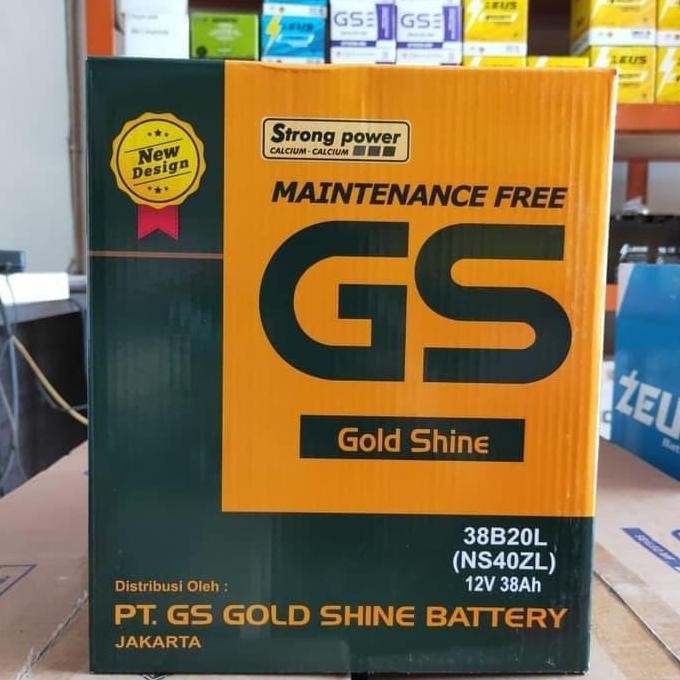 . Aki GS Mobil Honda New City, Jazz, New Jazz, Freed NS40ZL Aki Kering