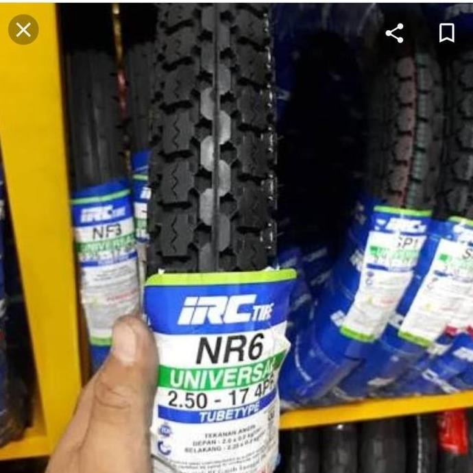 Paket ban luar irc 250-17 nr6 & 225-17 nf3 inoue classic