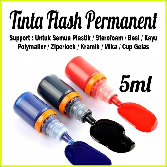 

BEBAS ONGKIR - TINTA STEMPEL PERMANENT FLASH