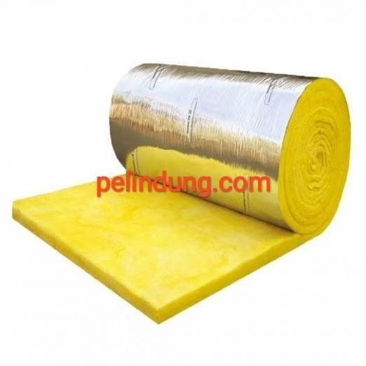 new   Glasswool Aluminium Foil Busa Peredam Suara Peredam Panas Tebal 2 Inch