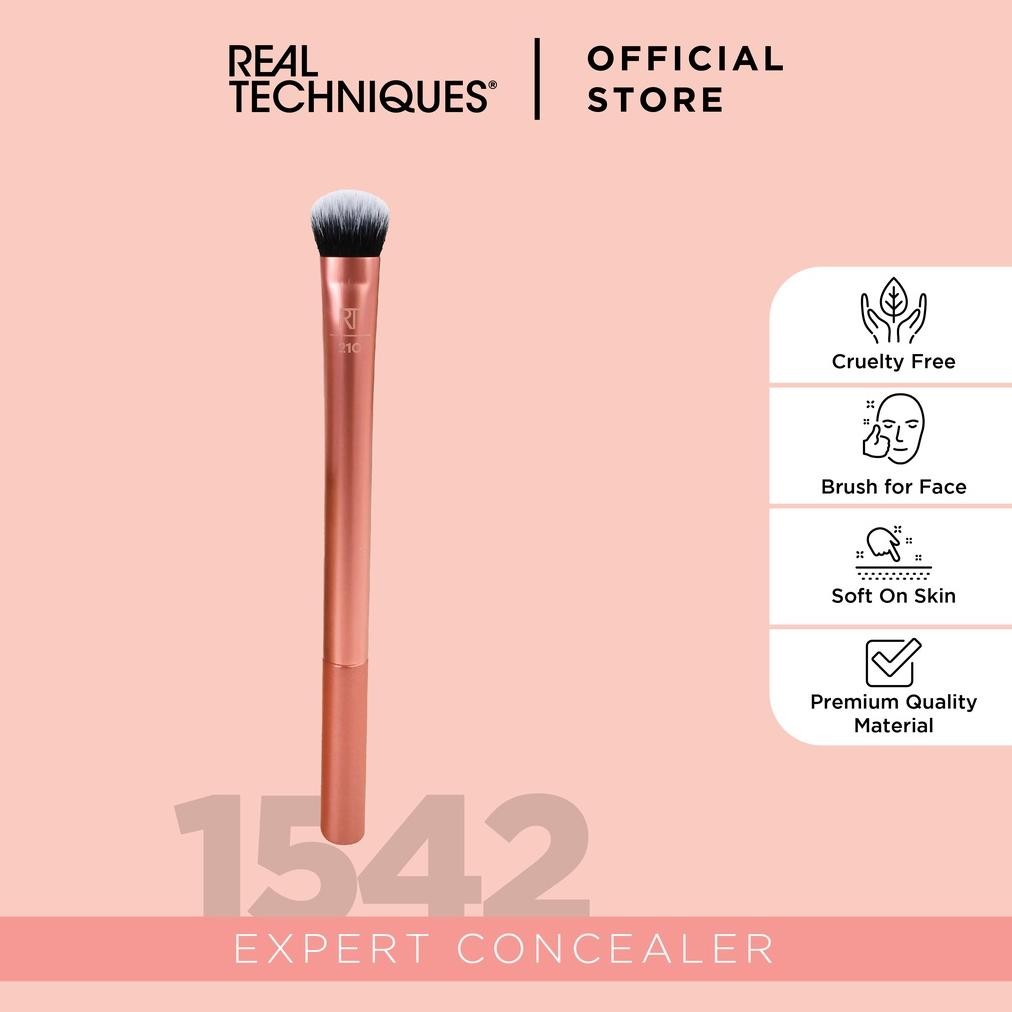 

baru real techniques 1542 expert concealer brush | kuas concealer profesional