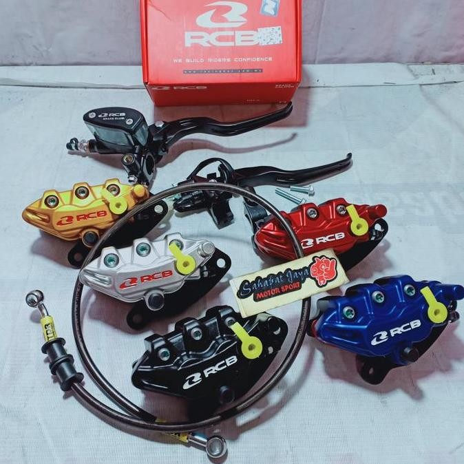 Paketan Kaliper Master Rem Selang rem RCB Beat Scoopy Fi Vario 125 150