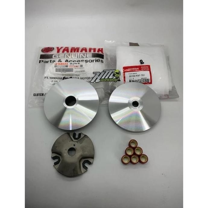 rumah roller bubut custom bpulley pnp vario 150,125, pcx 150 pakai rumah roller Nmax D 127mm sudah k