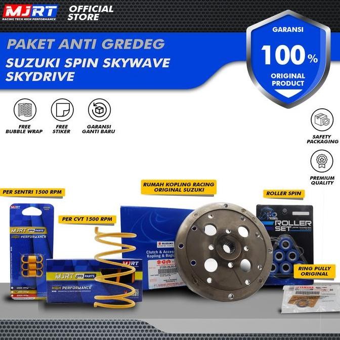 . PAKET UPGRADE CVT ANTI GREDEG SUZUKI SPIN SKYWAVE SKYDRIVE SUZUKI HAYATE   Motorcycle
