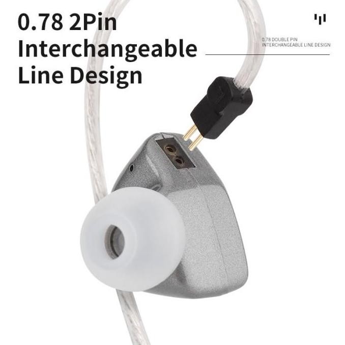 HZSound Heart Mirror Zero Earphone HZ IEM with Mic Headset [terbaik]