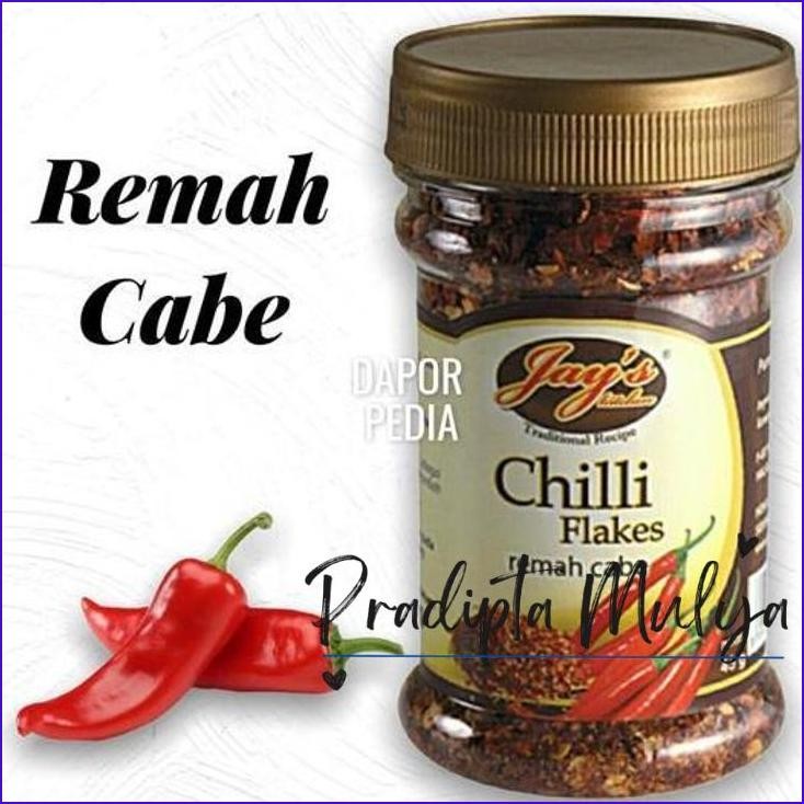 

Yok Di Order Cabe Cabai Kering Kasar Chili Flakes Jays Remah Remahan Cabe Rempah