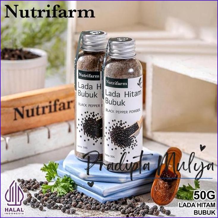 

Murah..!! Nutrifarm Lada Hitam Bubuk 50 Gram Dan 150 Gram