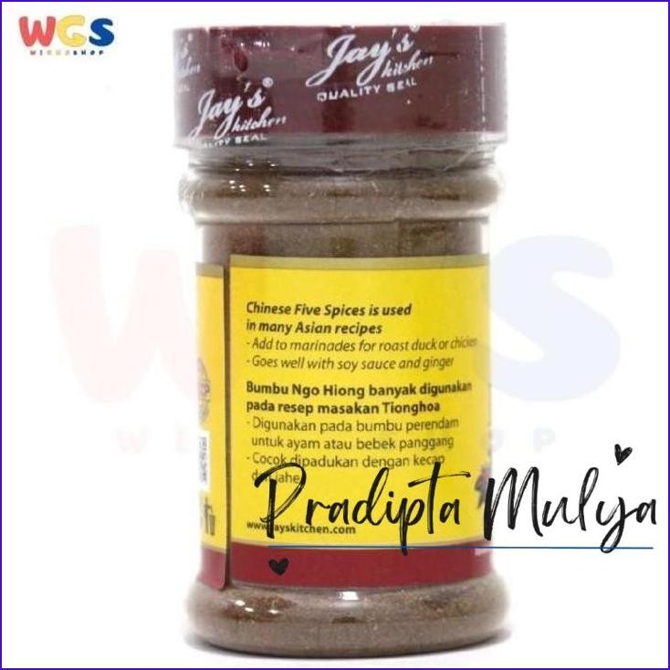 

Masih Ready Jays Chinese Five Spice 50 Gr - Bumbu Ngo Hiong