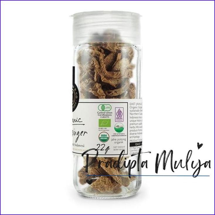 

Langsung Di Co East Java & Co Organic Sliced Ginger - 22G (Jahe Iris Kering Organik)
