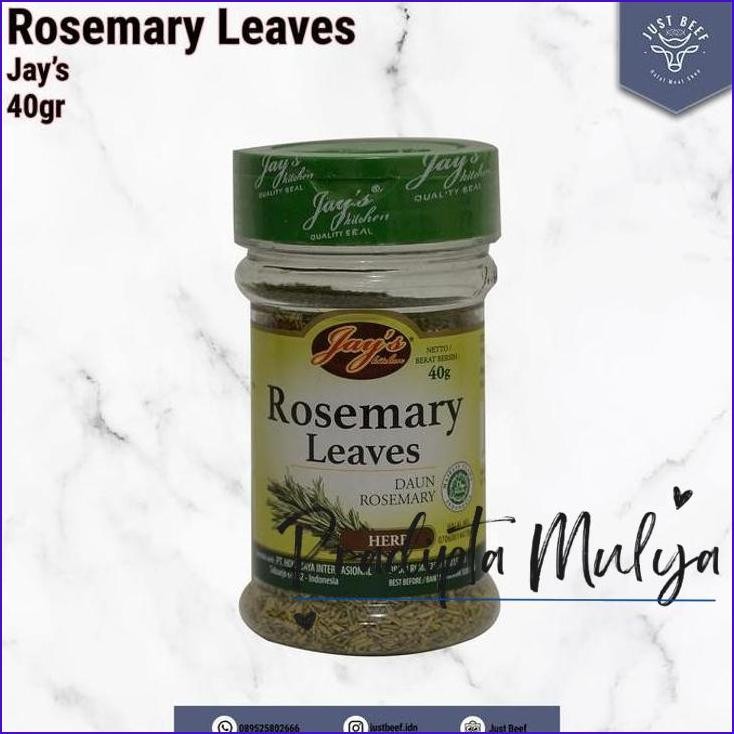

Masih Ready Jay'S Rosemary Leaves / Daun Rosemary Kering - 40Gr