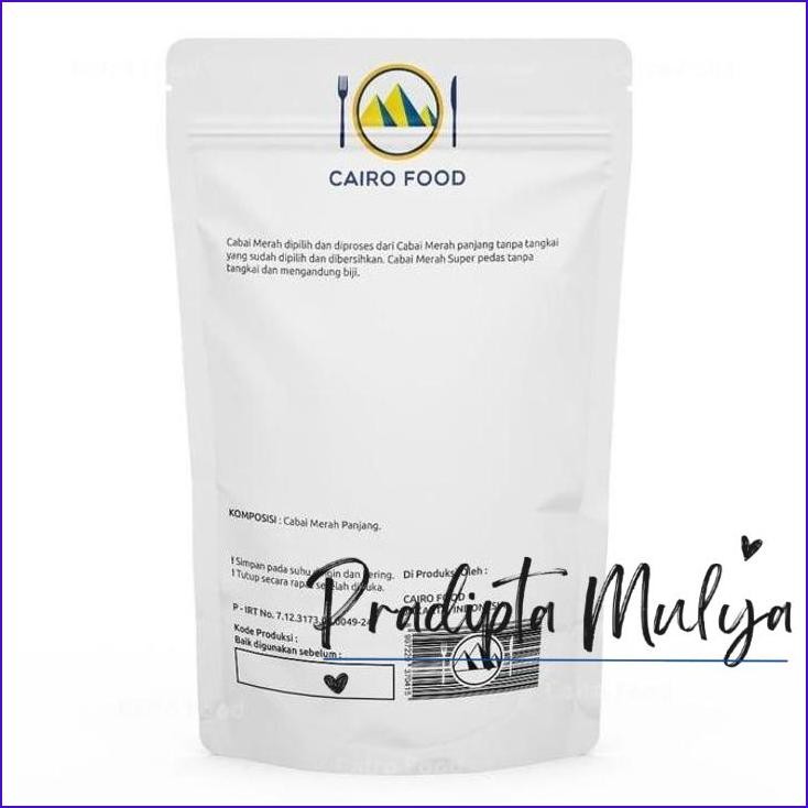 

Stok Ready.! Cabai Merah Bubuk Cairo Food - 100 Gram