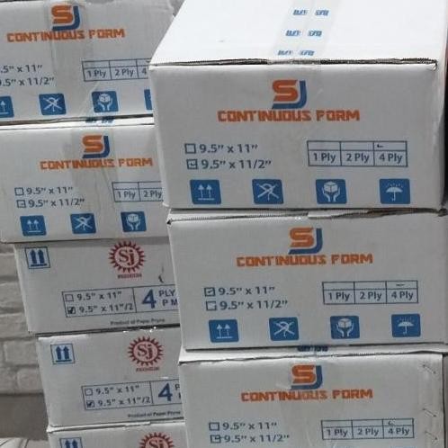 

Kertas Continuous Form 2 ply 4 ply 9.5 x 11 SJ