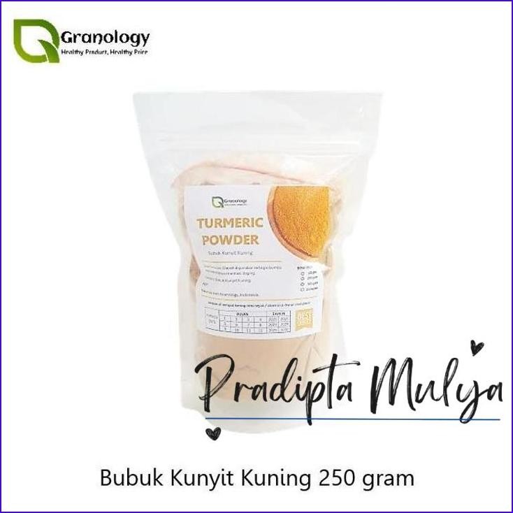 

Original..!! Kunyit Kuning Bubuk / Turmeric Powder (250 Gram) By Granology