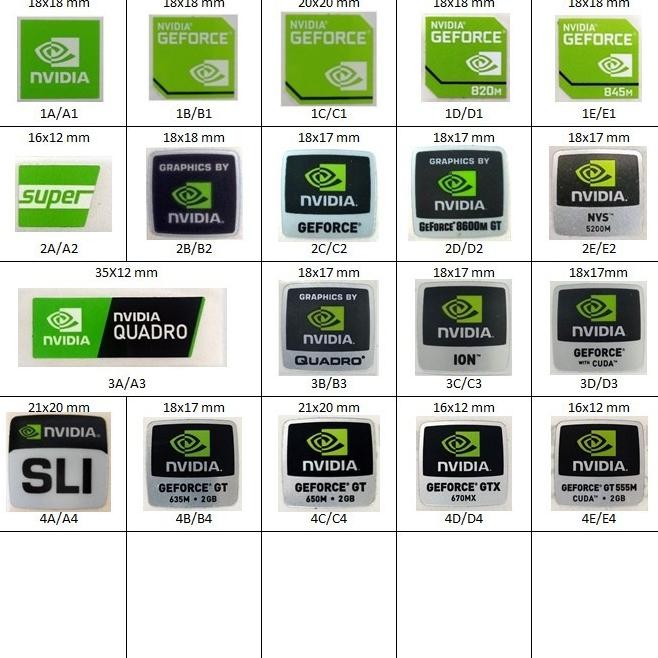 

(Expert) Stiker Sticker Logo Nvidia Geforce