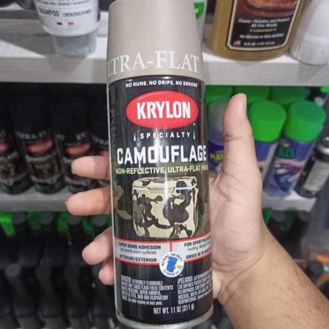 TERBARU Cat Semprot  Camoflage Krylon cat semprot efek lreng HITAM